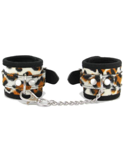 baby berlin leopard ankle cuffs are soft and deluxe
